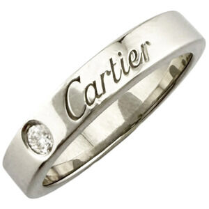 CARTIER Silver Diamond Ring